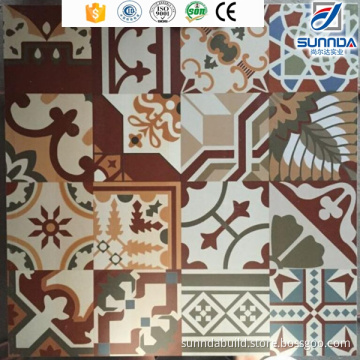 60x60cm foshan original designing porcelana floor tiles with flower look for living room